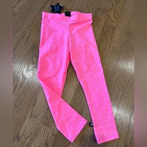 Pixielane Neon Pink Supersoft Girls Leggings 3T NWT